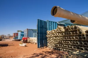 water supply and bulk pipes